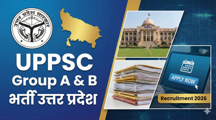 UPPSC Group A & B भर्ती उत्तर प्रदेश